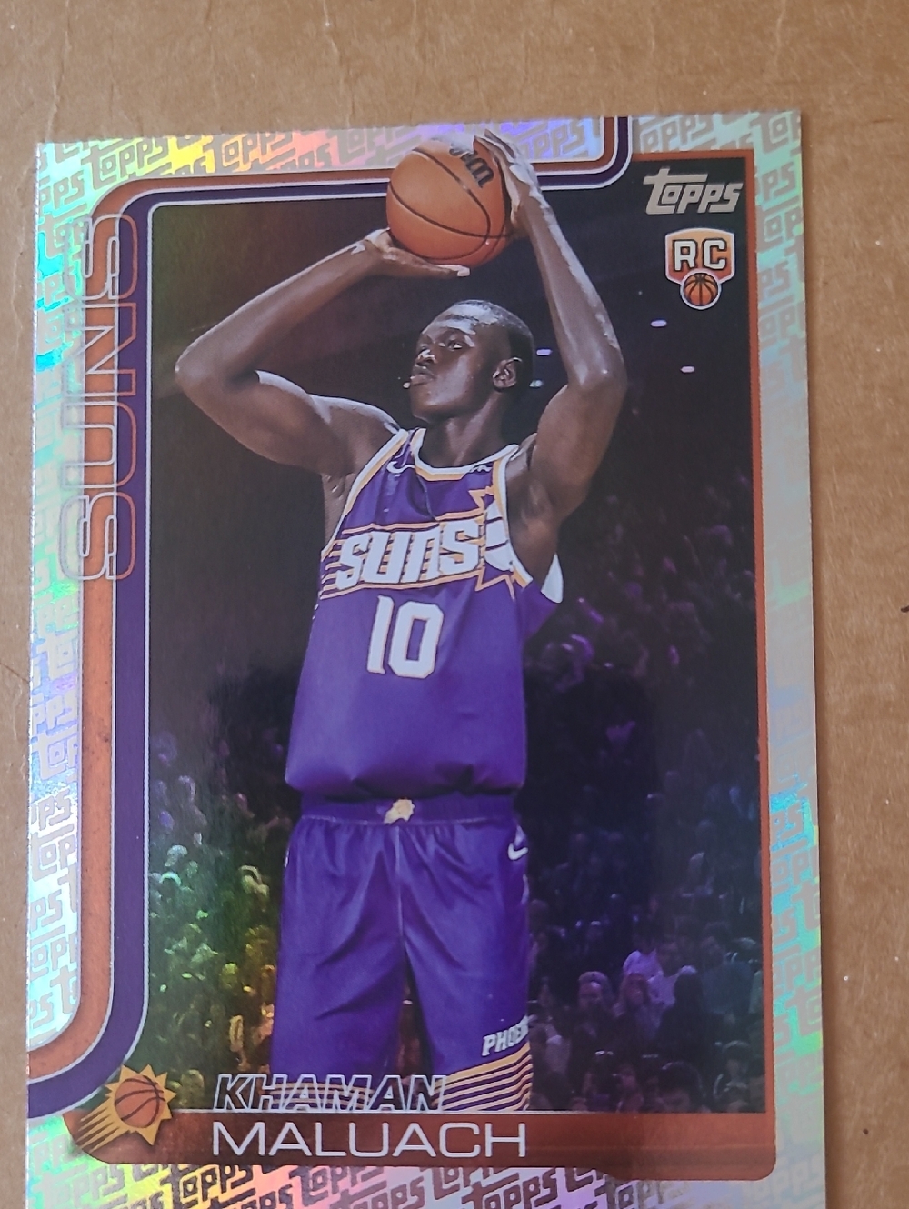 Topps 2025 Phoenix Suns Khaman Malauch Rc Topps Foil